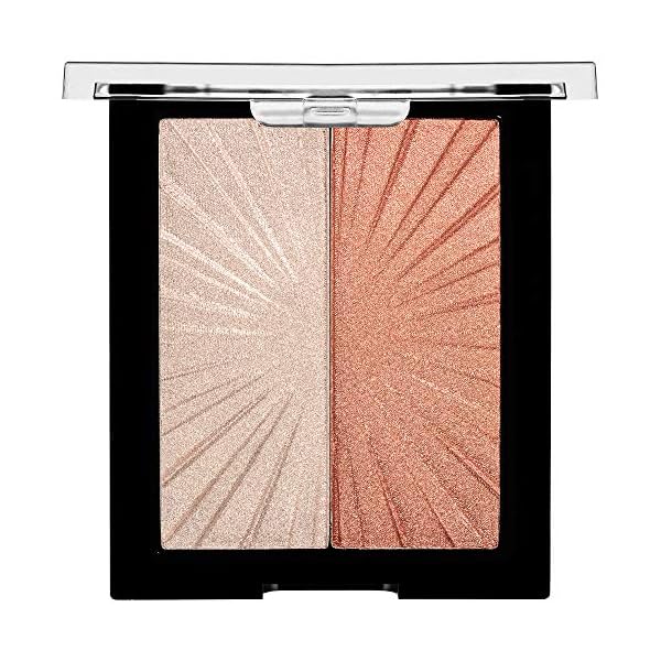 Wet n Wild MegaGlo Blushlighter, Blendable Blush & Highlighter Set, Shimmery Metallic Finish, Highlight Bling