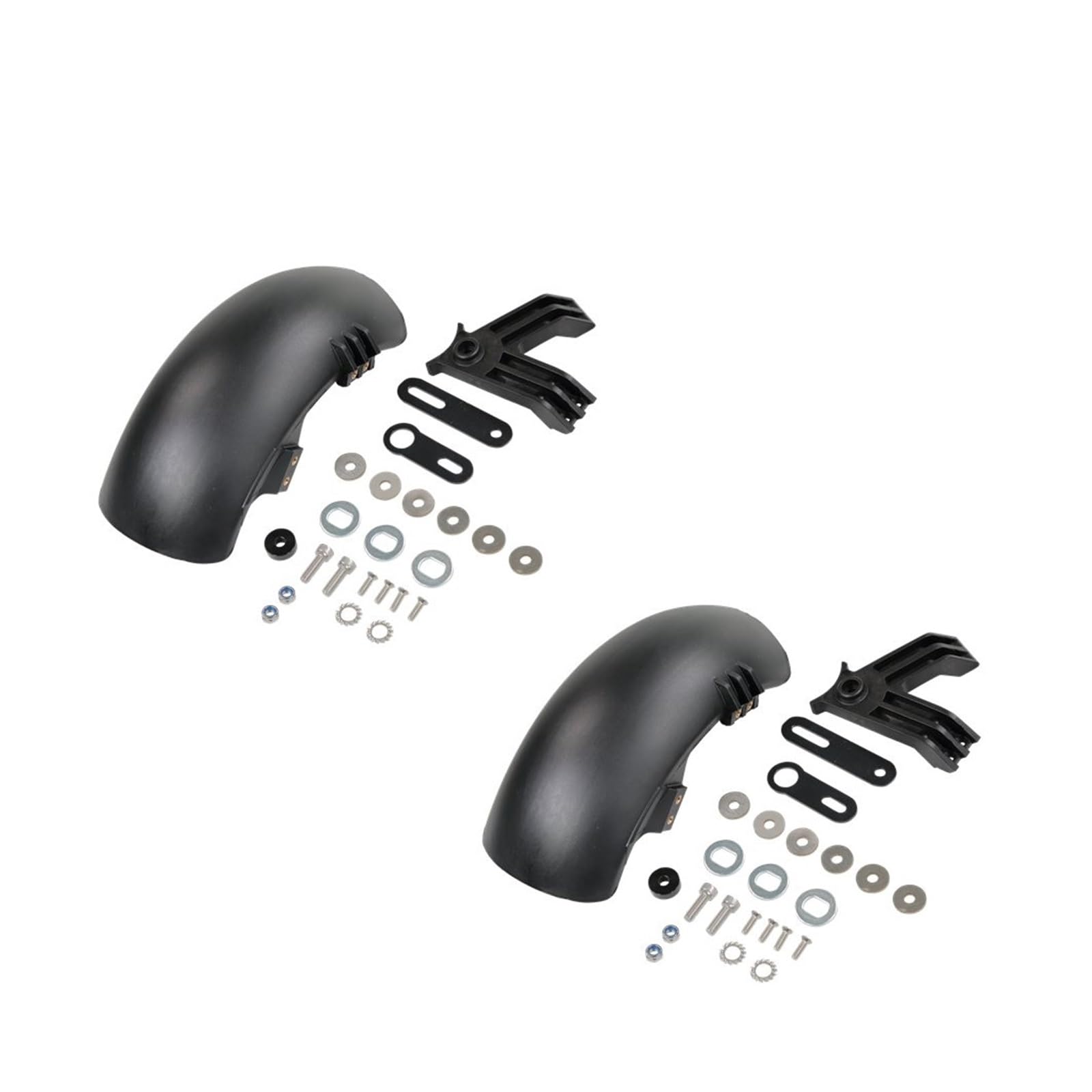 Parafango modificato Modello B Compatibile con DUALTRON VSETT MUKUTA KAABO KUGOO TEVERUN parafango Anteriore e Posteriore for Scooter Elettrico da 10 Pollici(2 Pieces)