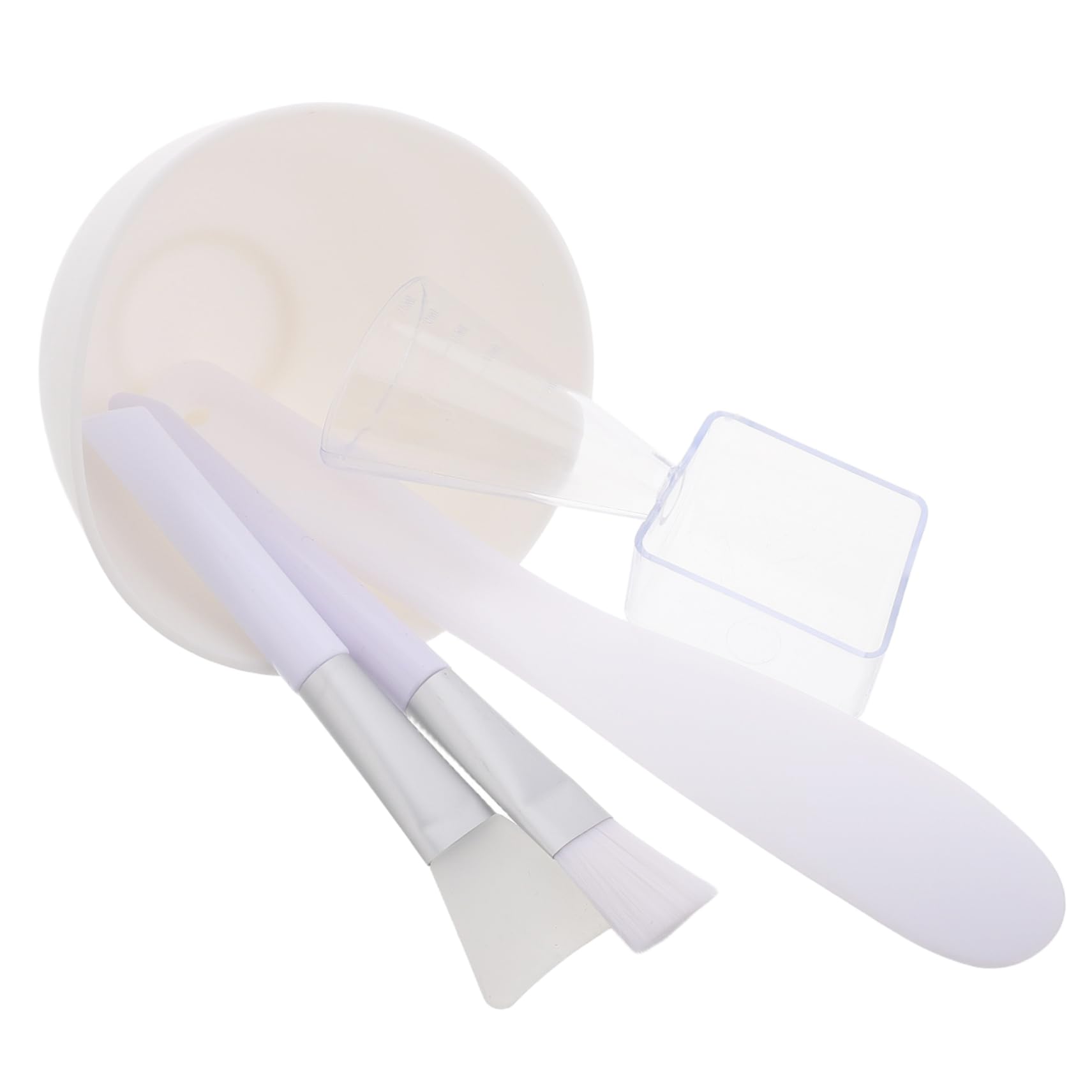 BIUDECO Silicone Facial Mask Mixing Bowl Stir Stick Brush Applicator Set In- Tool Kit for Diy
