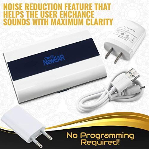 Medca Behind The Ear Sound Amplifier - Rechargable Bte Hearing Ear Amplification Device And Digital Sound Enhancer Psad For The Hard Of Hearing, Noise Reducing Feature #TOP1