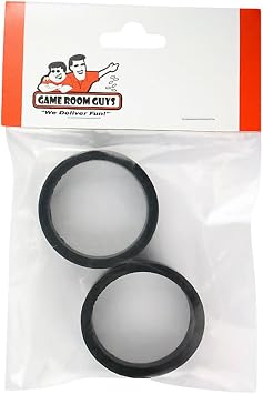 Game Room Guys Pinball Flipper Rubber - Black - Set of 2