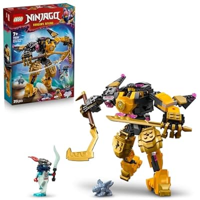 LEGO NINJAGO Arins Spinjitzumech - Ninja-Spielset mit beweglicher Mech Figur  2 Minifiguren und Baby Ryu Drachenmodell - Geschenkidee für Jungen und Mädchen ab 7 Jahren - 71839