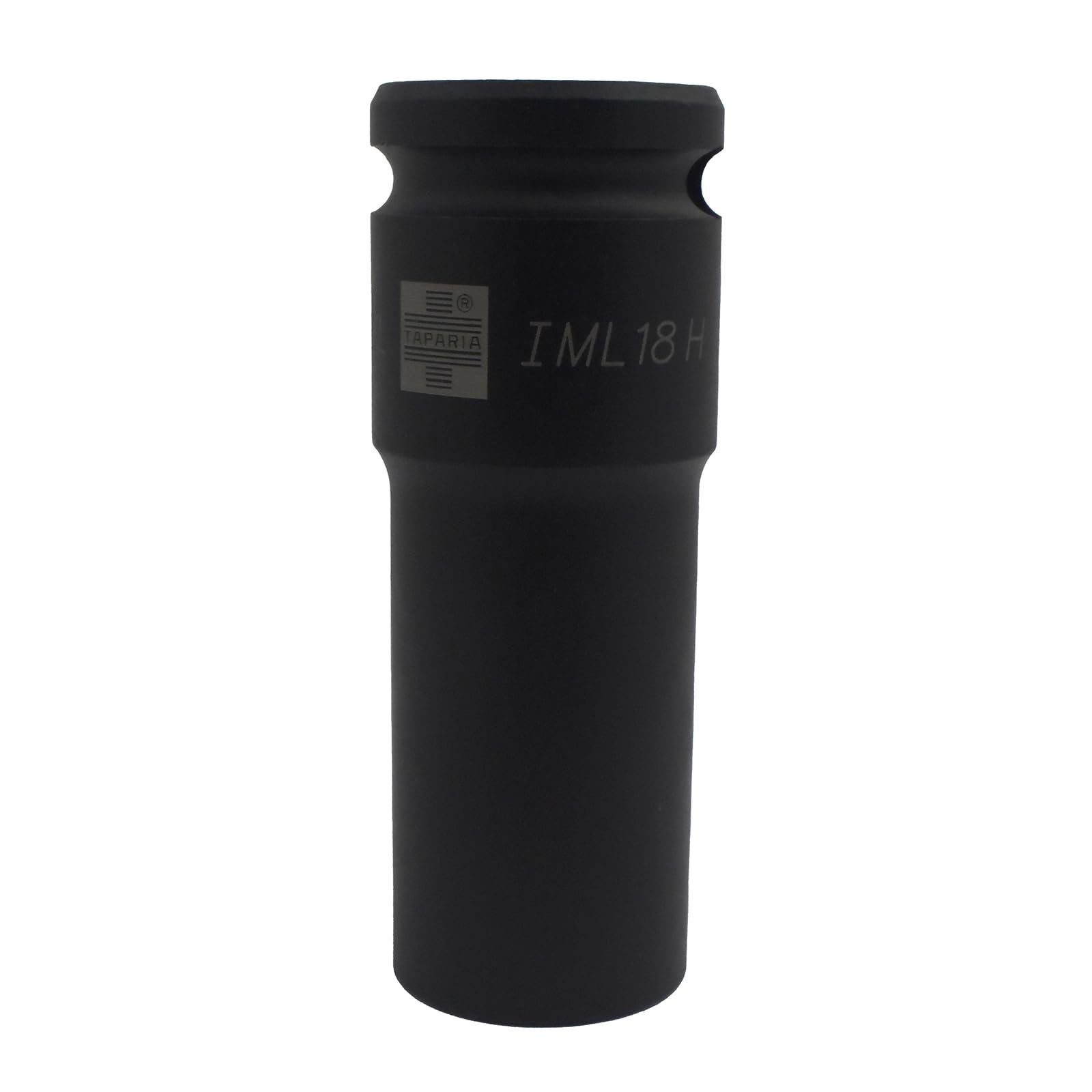 TAPARIA Deep Impact Socket IML 18H, 1/2" (12.7mm) Square drive size, Chrome-Molybdenum Steel for durability and long life, 6 Point Impact Socket for Automobile, Industrial, Construction, Professional