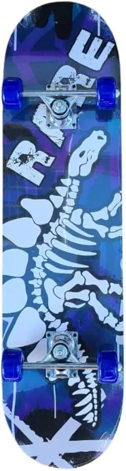 Skate Semi Profissional Montado Completo Modelos, Montado Skate Infantil Semi Profissional Juvenil Radical Skateboard Criança Shape com Lixa - Arte de Rua