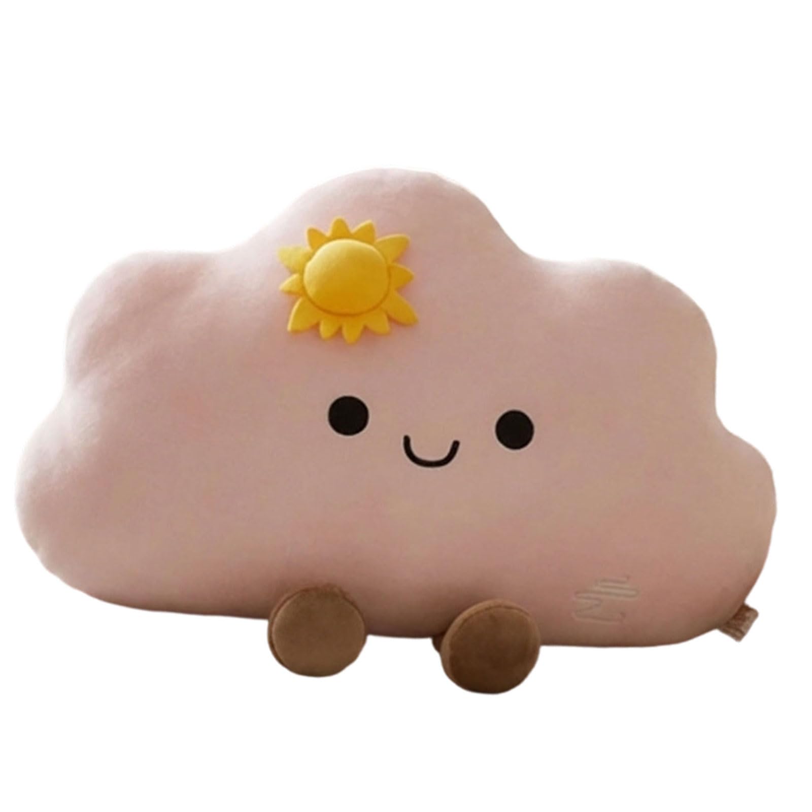Kalttoy Cartoon Cloud Shape Velvets Seat Cushion PP Cotton Filling Backrest Pillow for Home Offices Use Lumbar Pillow
