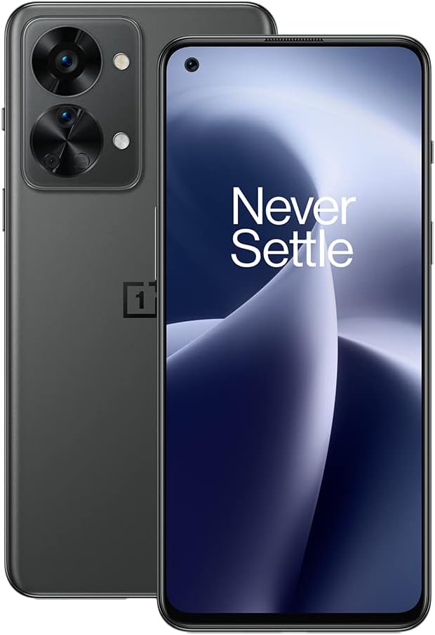 OnePlus Nord 2T 5G (UK) - 8GB RAM 128GB SIM Free Smartphone with 50MP AI Triple Camera and 80W SUPERVOOC Fast Charging - 2 Year Warranty - Grey Shadow