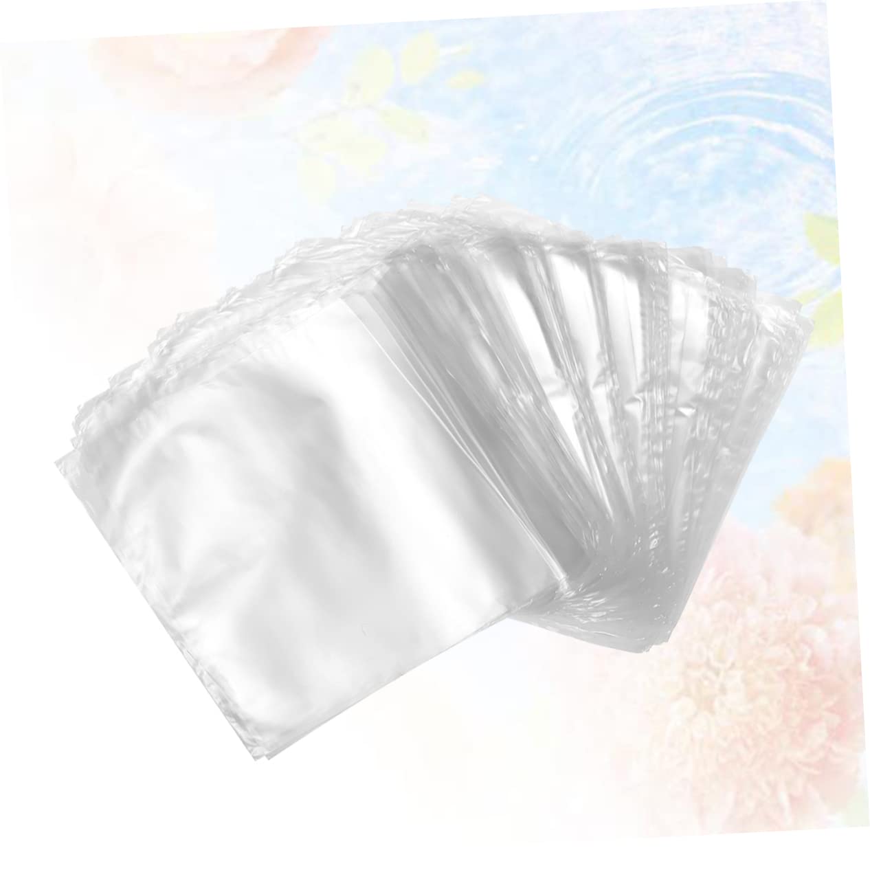 100pcs Pof Heat Shrink Wrap Bags for Bath Bombs Soap Laminating Film DIY Crafts