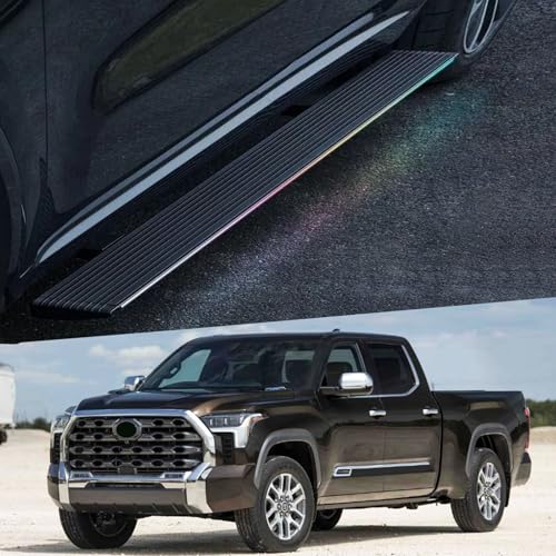 Estribos eléctricos para Toyota Tundra 2022-2026 con luz LED