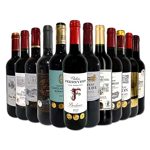赤ワイン セット フルボディ 人気 ボルドー赤ワインの飲み比べセット 12本 赤ワインセット 本場フランス赤ワイン特集 京橋ワイン[常温便]