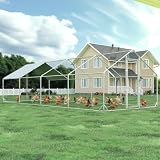 4ever2buy 9.5x25ft Walk-in Chicken Run