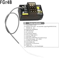 Vista 6 de GoolRC Flysky FGr4B receptor 2.4GHz 4 canales receptor para Flysky AFHDS3 PL18 NB4 NB4 Lite transmisor