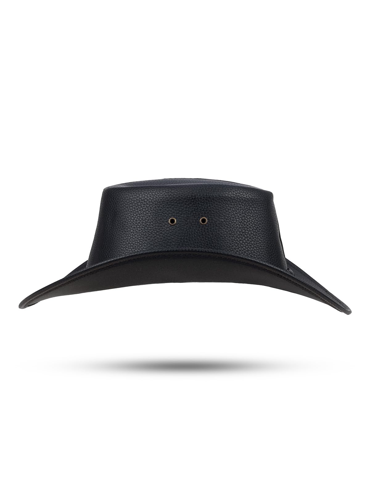 SCIPPIS Couta – Leichter Westernhut aus Kunstleder für Damen & Herren | Knautschbarer Outdoorhut mit Luftösen & geflochtenem Hutband | Wetterfest & stilvoll