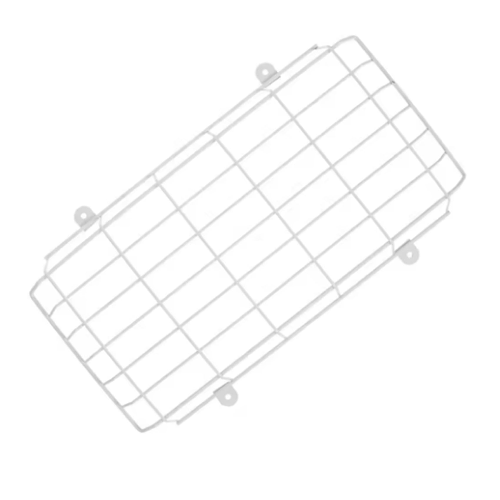 2X Protector de Luz de Salida de Emergencia de 420 X 220 X 40 Mm, Montaje en Pared, Cubierta de Alambre.