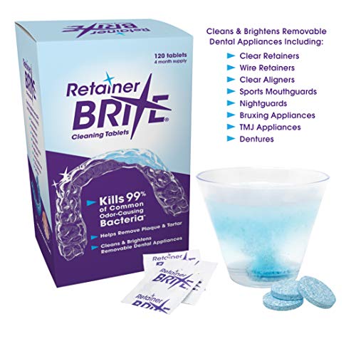 Retainer Brite Retainer Brite -6 Months Supply- 2 Boxes Pack -192 Tablets , 192 Count #TOP7