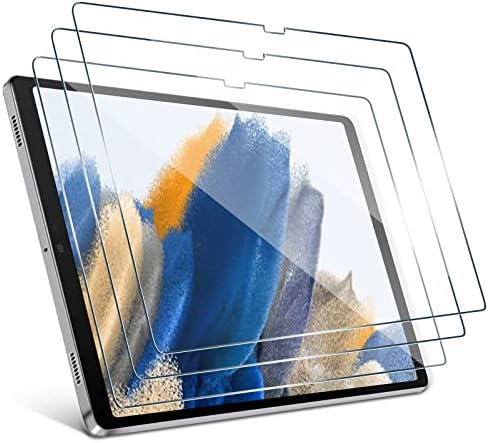 DEERLAMN (3 Pack) for Samsung Galaxy Tab A8 Screen Protector,Anti-Scratch 9H Hardness Tempered Glass Compatible with Galaxy Tab A8 10.5 Inch Tablet (SM-X200/X205/X207)