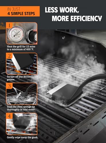 MEKER Grill Brush Bristle Free
