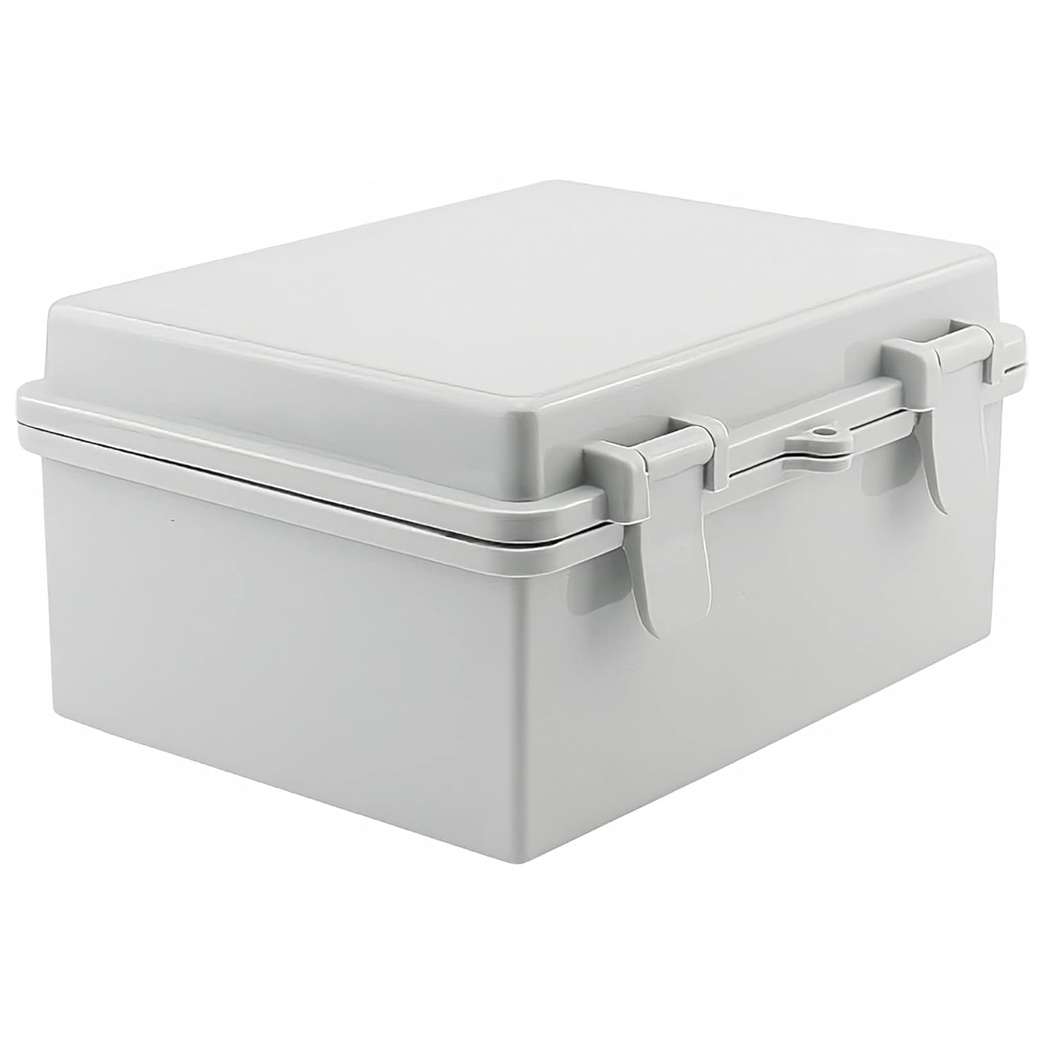 Melfi Junction Box – ABS Plastic IP67 Weatherproof & Dustproof Electrical Enclosure with Hinged Shell for Outdoor Use, Industrial Equipment and Security Systems.etc (OUT SIDE 150MMX150MMX90MM)