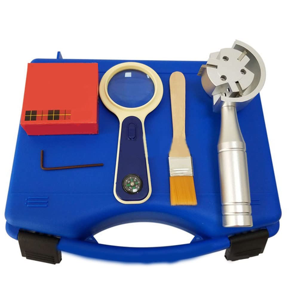 SPORTARC Kit de comprobador de adherencia de escotilla cruzada giratorio 3 en 1 con cuchillas de 1 a 3 mm