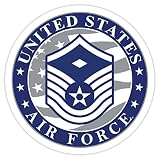7.62 Design E-7 First Sergeant 3.5" U.S. Air Force Rank Decal