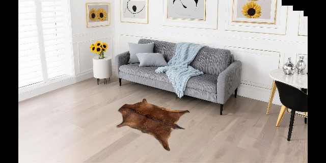 Tapete de piel de ciervo decorativo 70x55 cm miniatura 7