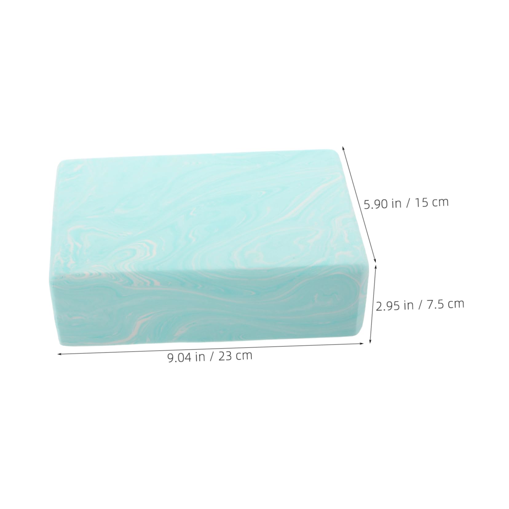 SUPVOX Non-slip Yoga Block Foam Brick for Women Men Dance Accessories Leg Stretching Tool Lightweight Exercise Block