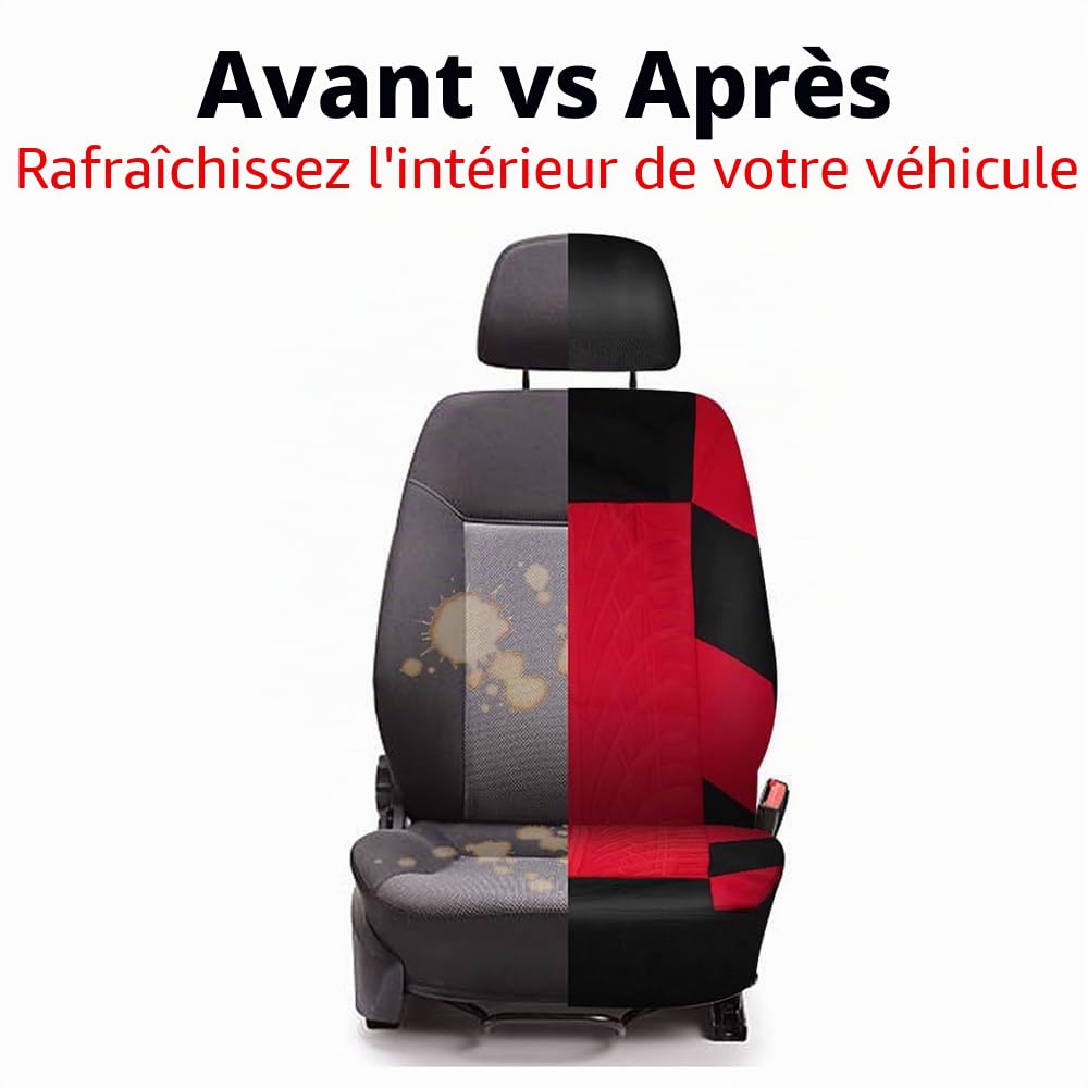 Auto Ensembles Housses siège pour Renault Megane/Megane R.S/E-Tech IV III II I MK 4 3 2 1,Confortable Imperméable Respirant Non Slip Housses Coussins Accessoires,Black