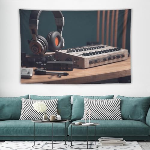 Tapisserie murale écouteurs amusante pour créer un coin musique dans la chambre