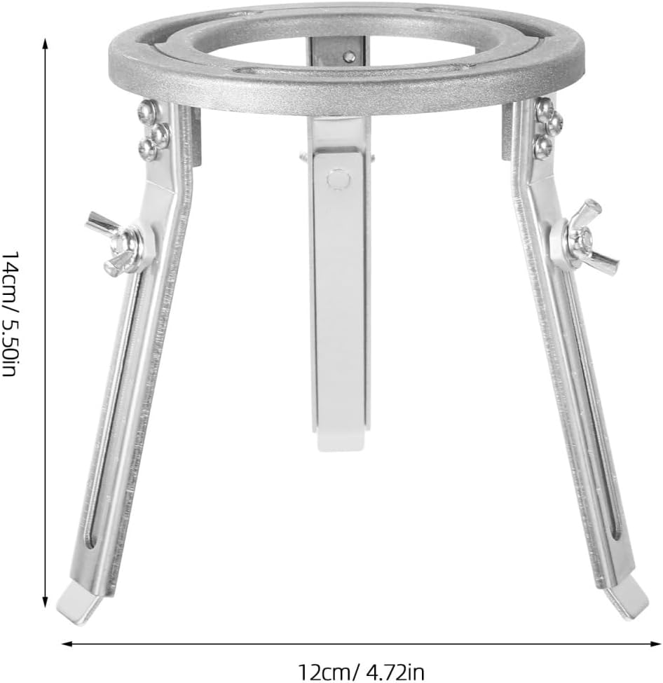 balacoo Laboratory Tripod Stand Adjustable Aluminum Lab Heating Stand for Alcohol Lamp Detachable Chemistry Tripod for Schools Factories Science Labs 3 Pack