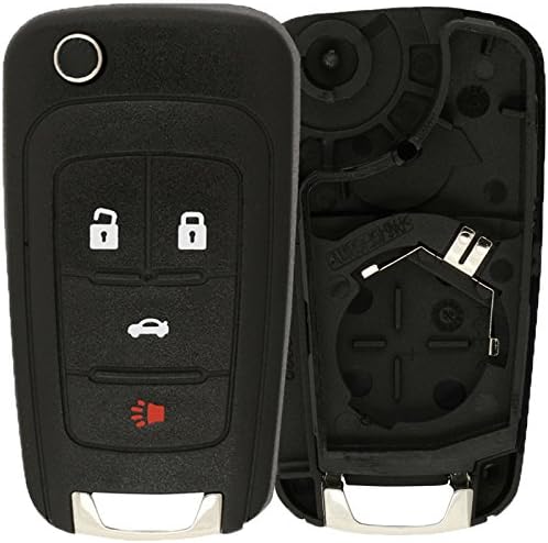 KeylessOption Just The Case Keyless Entry Remote Control Car Key Fob Shell Replacement for OHT01060512