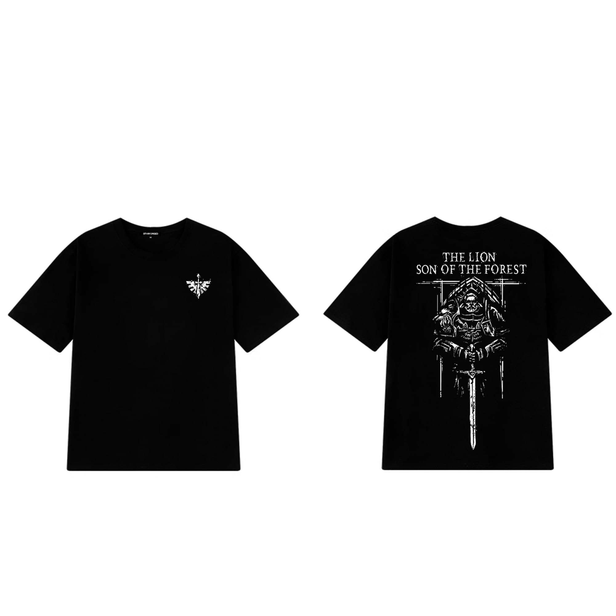 Angron Daemon Primarch Khorne Warhammer 40K Chaos Space Marines Camiseta Negro XX-Large