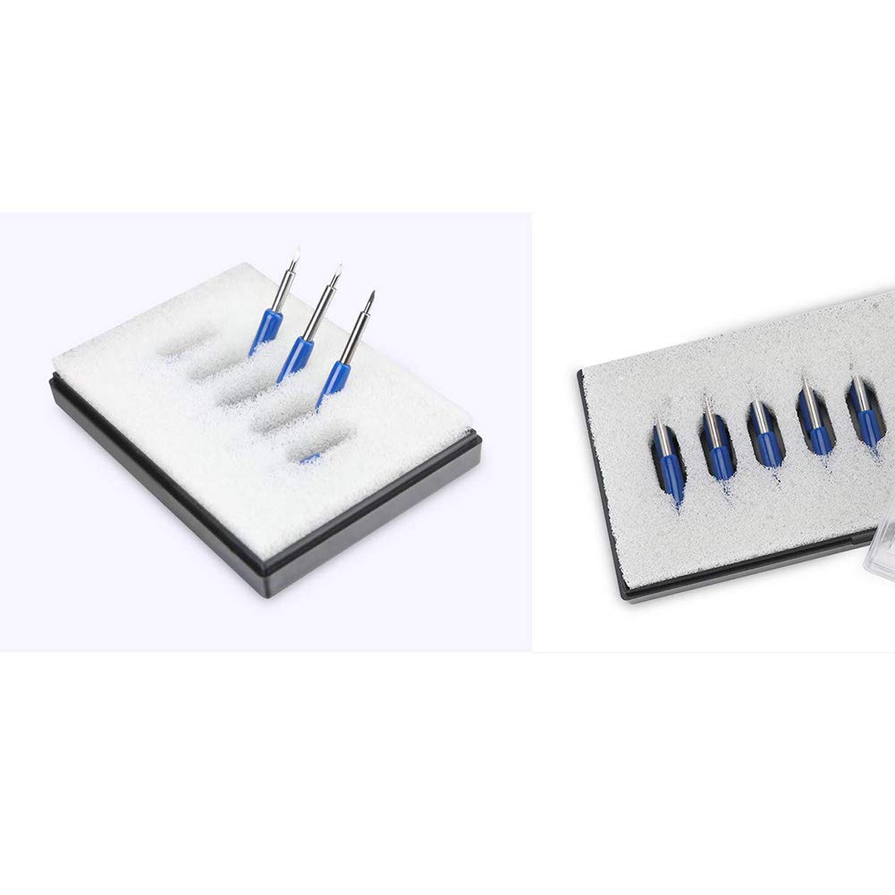 Graphtec Blade CB09 CB09U 15PCS 30 ° Blades, Vinyl Cutter Plotter Cutting Blades (Graphtec 30 °) … (Roland 60°)