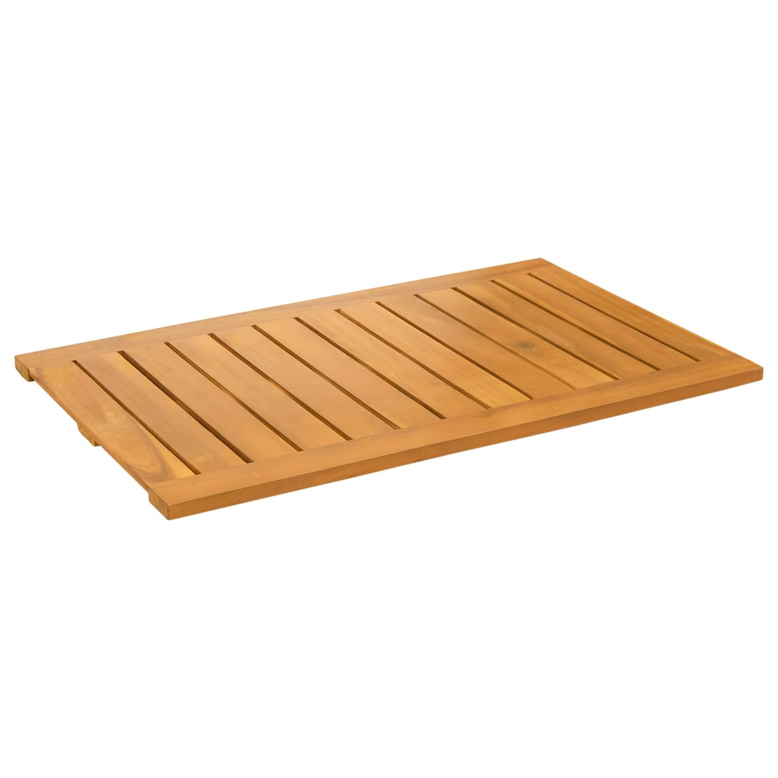 Generisch Badematte Uni Braun 80 x 50 cm Holz,Heim & Garten,Badzubehör,Badematten & Badteppiche-42025268