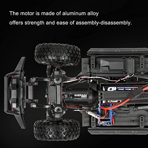 Rc 550 Brushed Motor 35T Rc Electric Motor For 1/10 Rc Scale Rock Crawlers 1/6 Jeep Willys 1941 Mb Military Truck And High Torque Rock Racing For Traxxas Trx4 Trx6 Axial Scx10 Jl 90046 D90 #TOP1