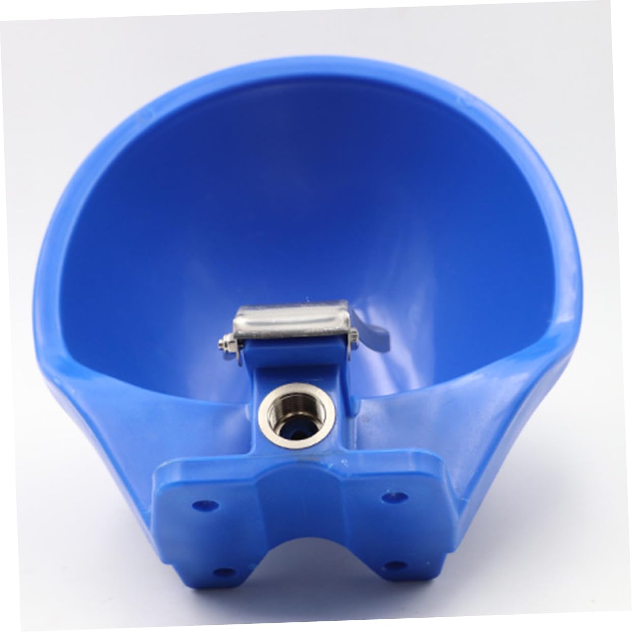 Abbeveratoio Automatico per Animali in Plastica Blu, Grande | Livello Acqua Stabile, Facile da Usare e Lavare, per Capre e Cavalli in Fattoria