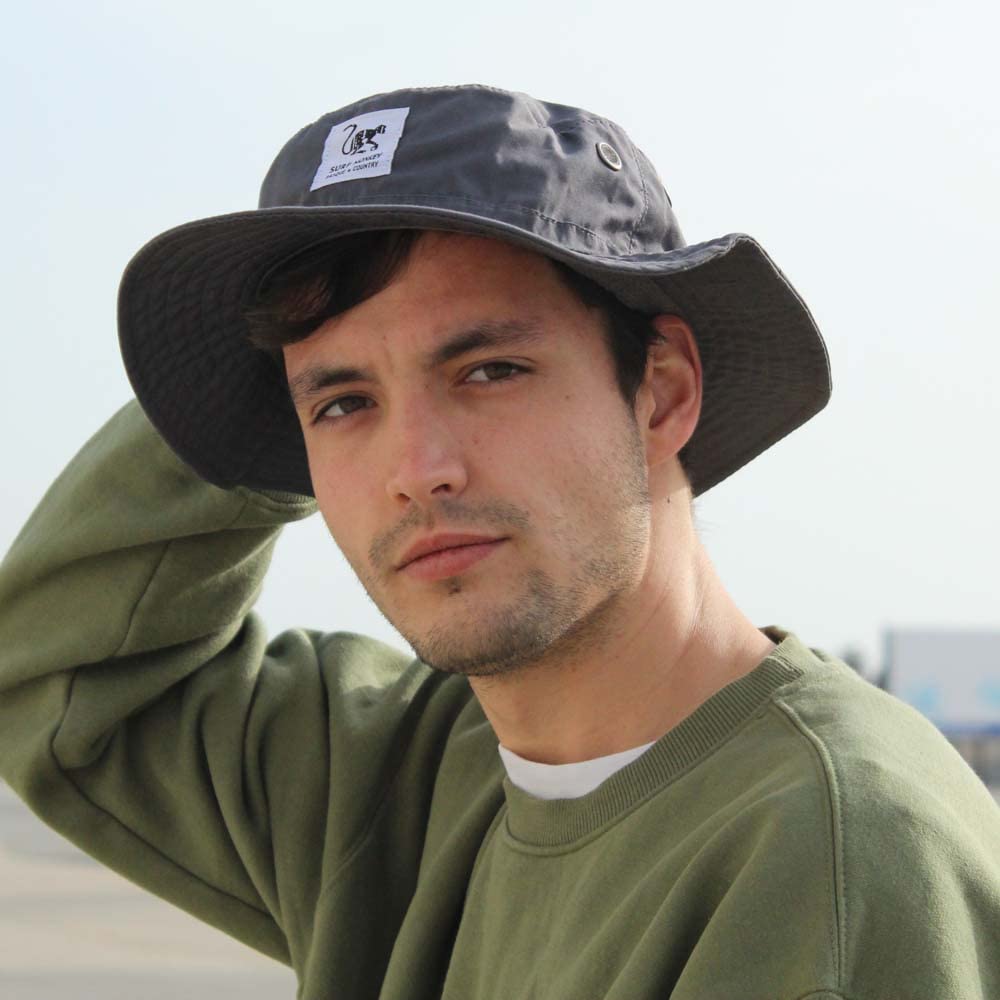 Chapeau de protection solaire avec visière flexible pour homme/femme (UPF 50+) - Boonie Hat - Surf Monkey®