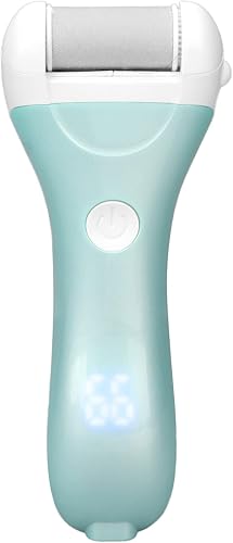 Miniatura 1 de VARAKA Kits de pedicura electrónica para pies, portátil, para el cuidado de los pies, lima eléctrica impermeable profesional con 2 cabezales de