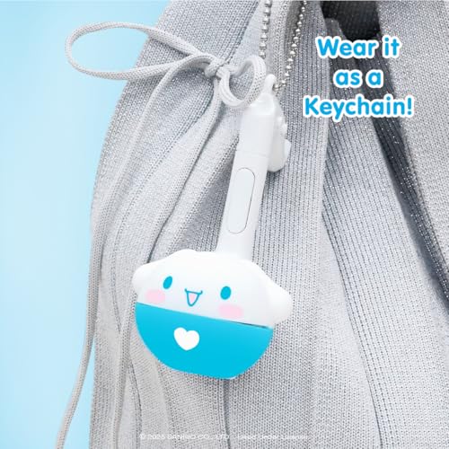Image of Otamatone Melody Sanrio Electronic Instrument Toy Keychain - Cinnamoroll