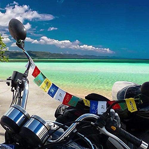 VR Creatives Hanging Tibetan Buddhist Prayer Cotton Flags for Car and Home (Multicolour) Diwali Gift-image-18