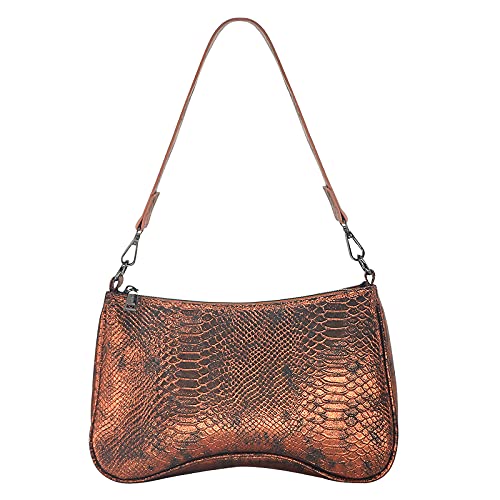 OUTTUO Sac à bandoulière rétro pour femme avec aisselle, Sac marron Cover