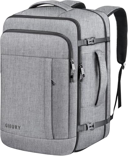 Carry on Backpack, Extra Large 40-50L Travel Backpack for Men & Women, Expandable for Airplanes, 17 Inch Laptop Backpack, Luggage Suitcase 40L Daypack Lightweight Business Weekende image 2