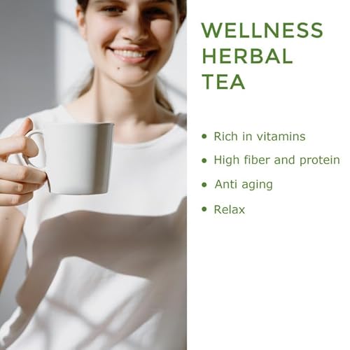 Taimei Teatime Yerba Mate Hibiscus Herbal Tea Loose Leaf (120G), High Caffeine Lychee Fruit Loose Tea Leaves Herbal From Gemany, Pear And Dried Apple Tea For Hot Or Iced #TOP6