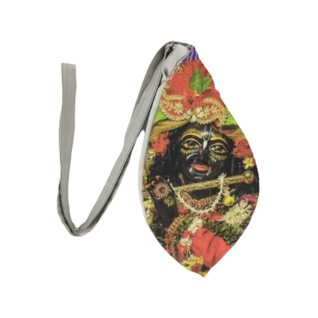 MAYAPURI Krishna Printed Chanting Bag/Gomukhi Japa Bag with Zip Pocket and Saskhi Mala Counter (B092ZDTG5F) Amazon Price History, Amazon Price Tracker