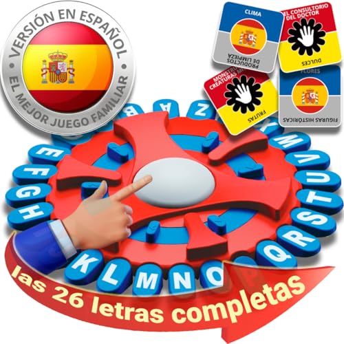 26 Teclas Basta Juego De Mesa, Juegos De Mesa En EspañOl, Spanish Games, Quick Thinking Letter Pressing Word Game, A Great Board Game for Family and Friends (MX)