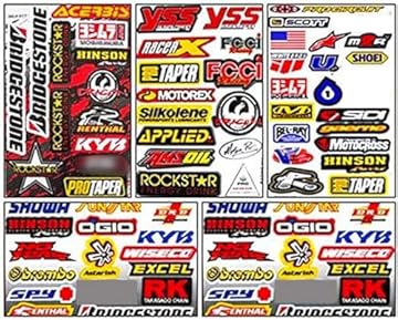 motocross helmet graphics kit