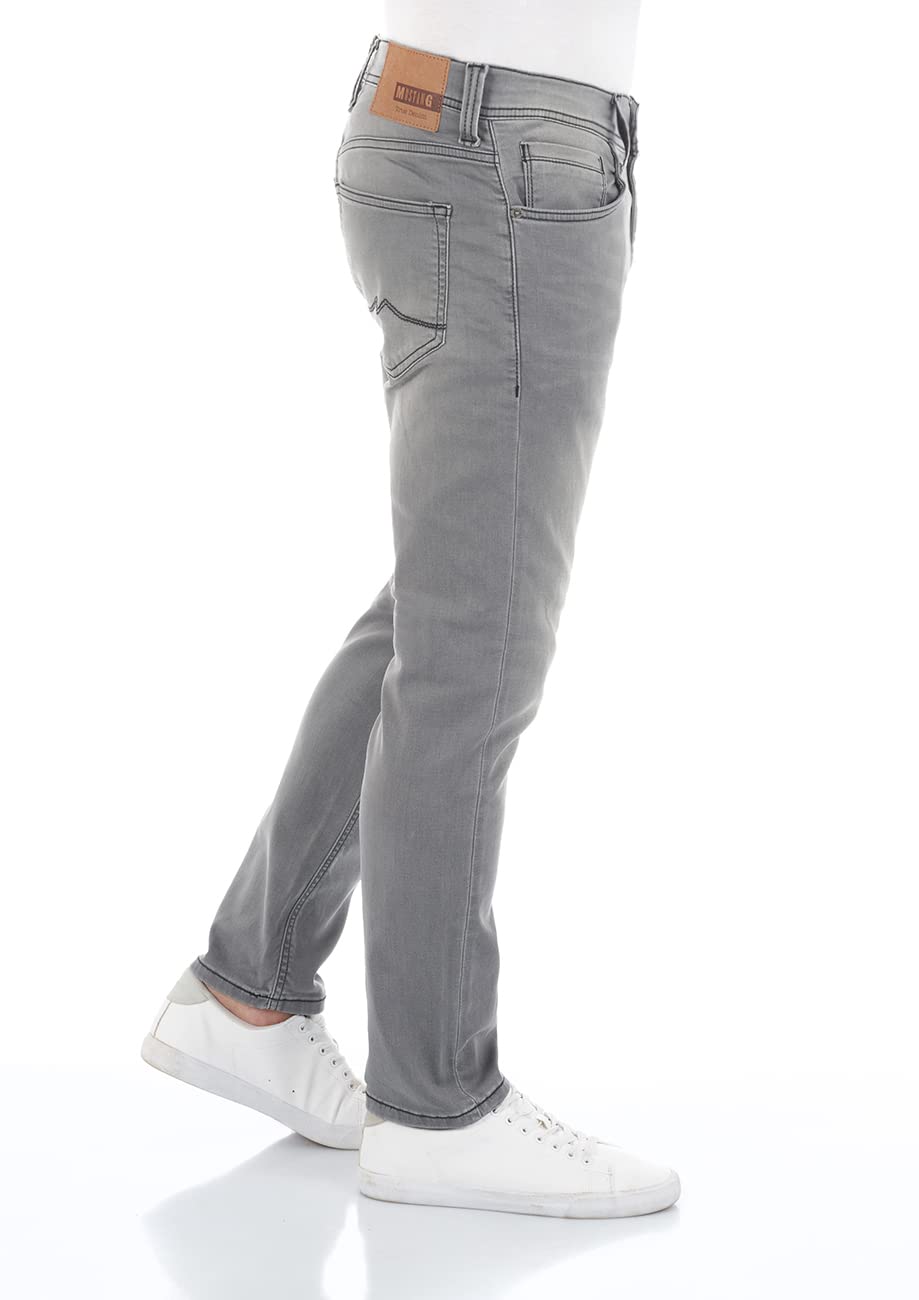 Mustang Jeans Herren Stretch lang Real X Oregon Tapered K Stretchhose Jeanshose Sweathose Denim Baumwolle – Bild 2