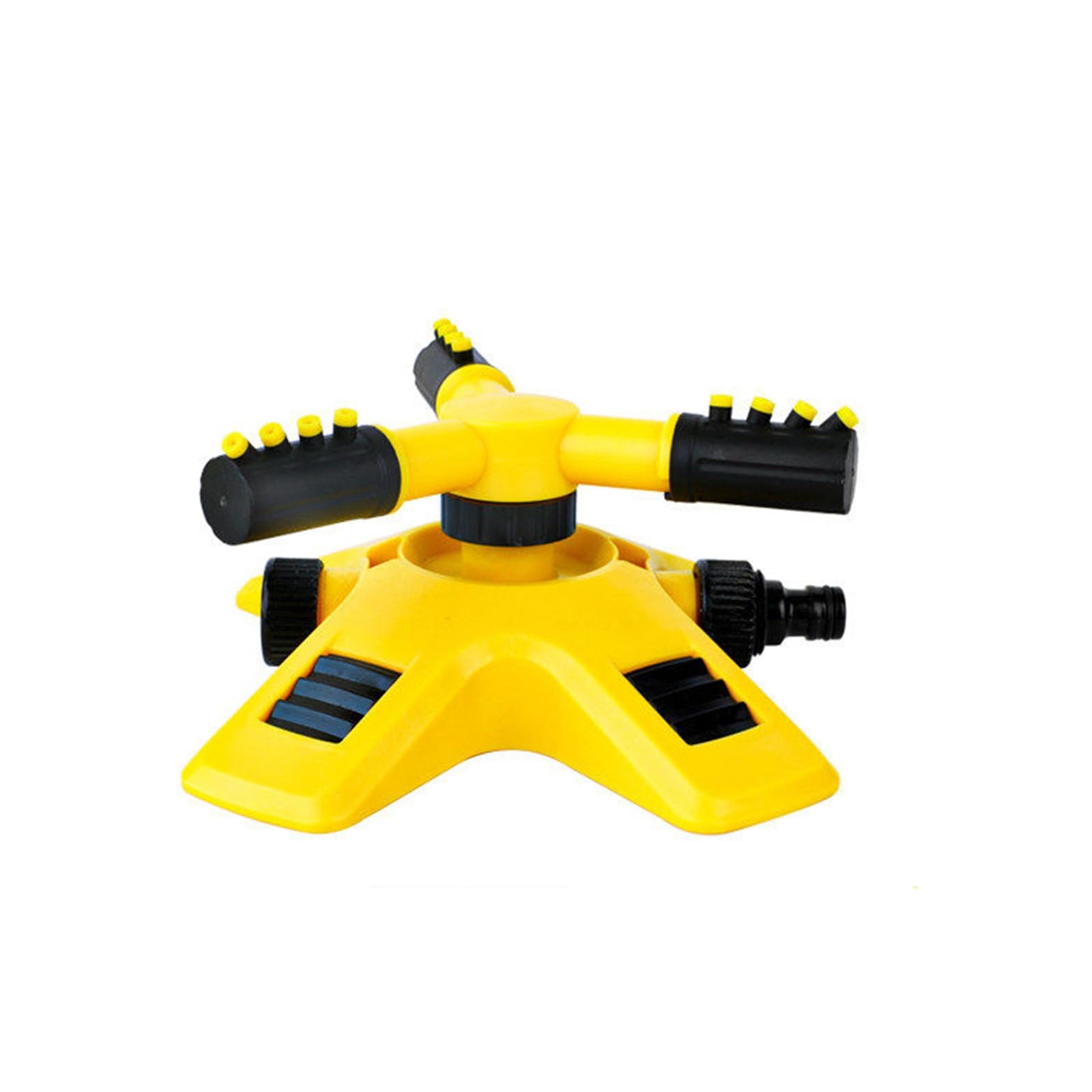 Irrigatore rotante a 360° per giardino, irrigazione automatica per aiuole, verdure, erba (4 punti, 30 m)