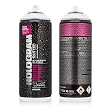 spray efecto granito gris Efecto holográfico multicolor absorbente.