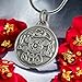 925 Sterling Silver Lucky Coin Necklace - Feng Shui Pendant Charm - Attracting Money Good Luck Amulet Medallion - Ancient Magic Chinese Fortune Talisman - Handmade Jewelry Gift for Men Women
