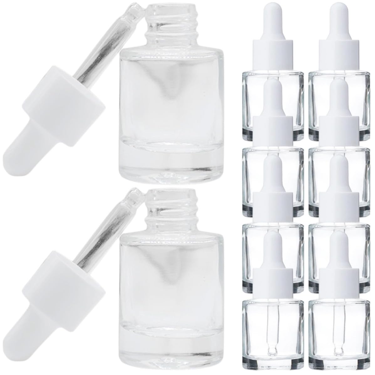 20 Pezzi Boccetta Contagocce in Vetro da 15ml