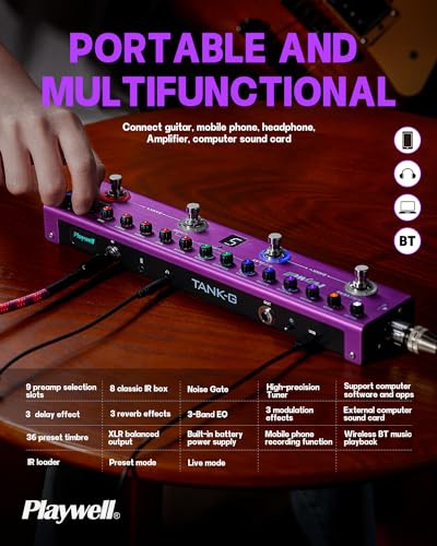 Playwell TANK-G Digital Electric Guitar Effector thumb #4